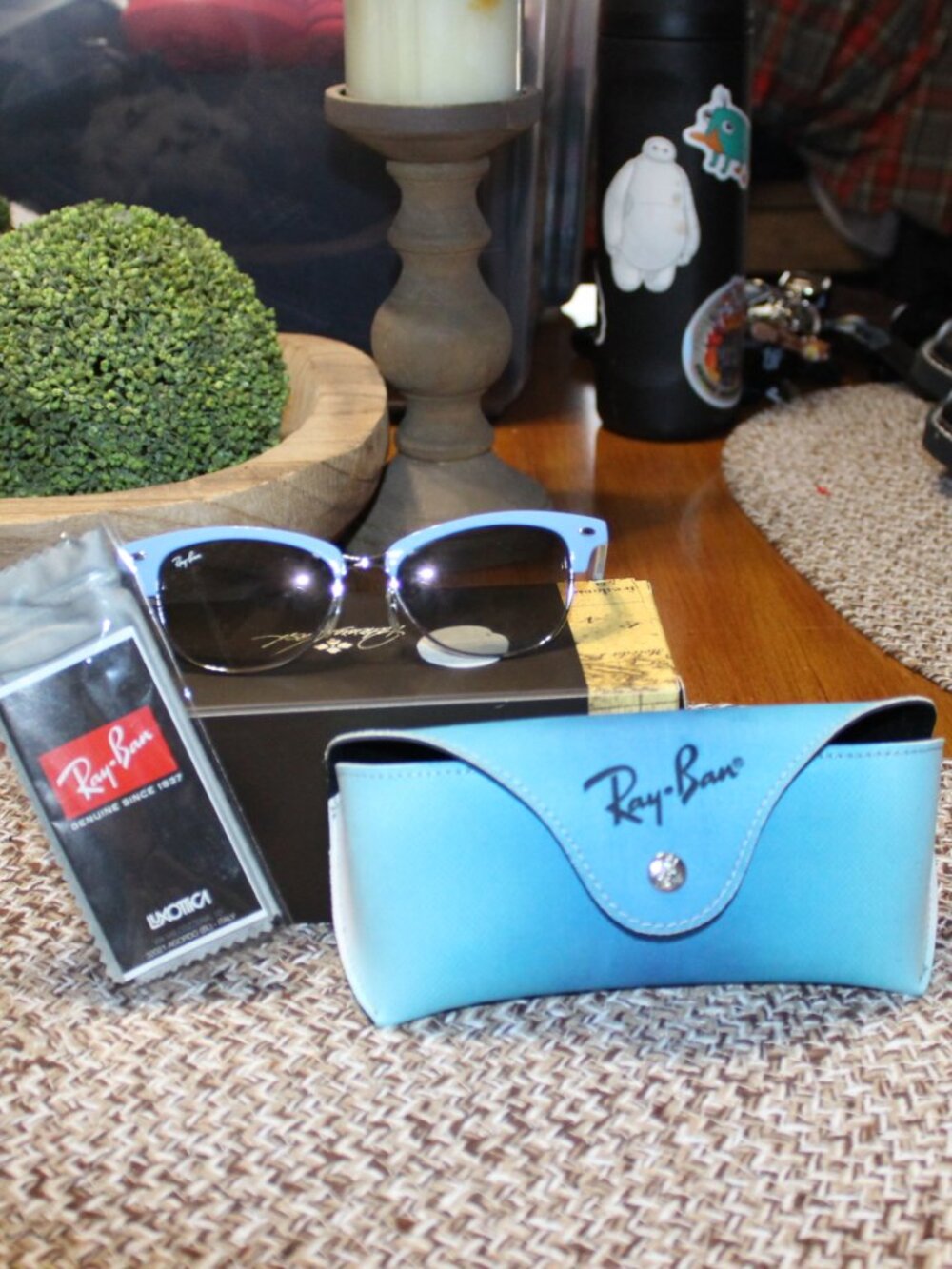 NWT Ray Ban Cathy Clubmaster Periwinkle Blue cat eye Women's FABULOUS!!